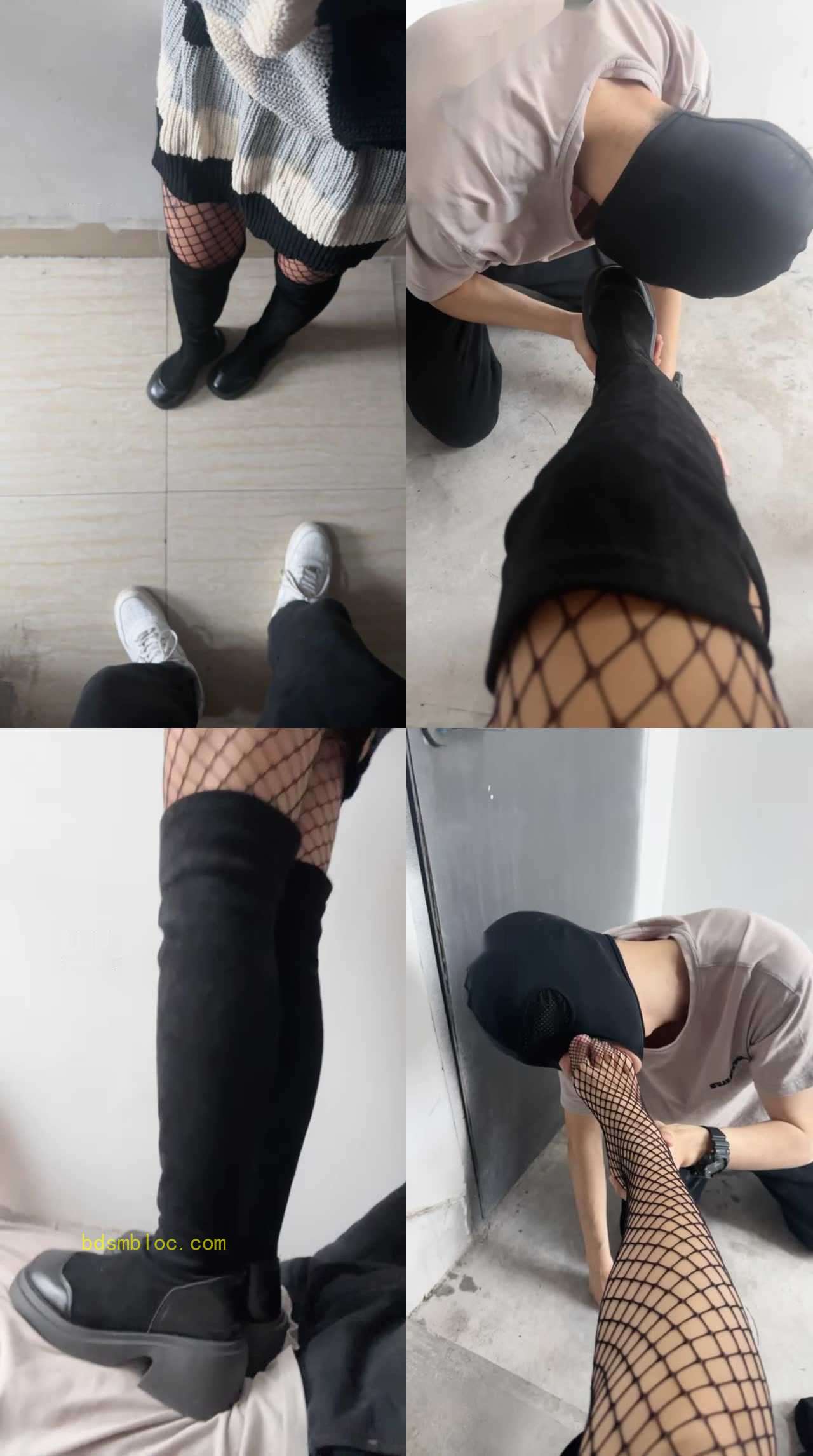 【狗哥】开发路人小姐姐-长靴网袜踩虐