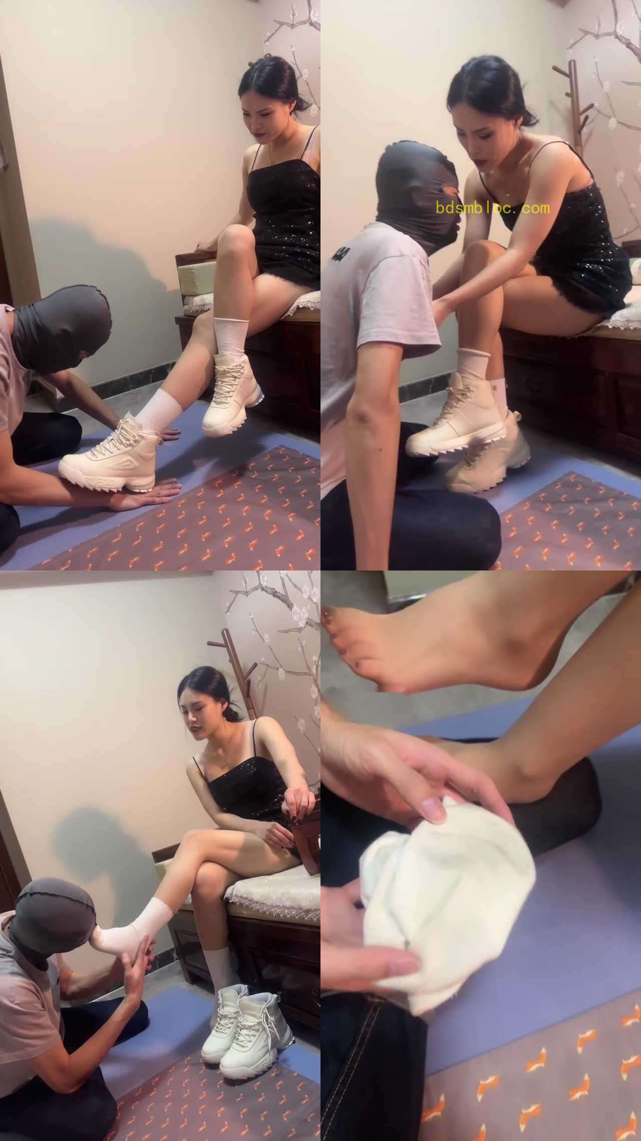 【狗哥】酒吧陪酒小妹-舔脏鞋白袜/气味控制