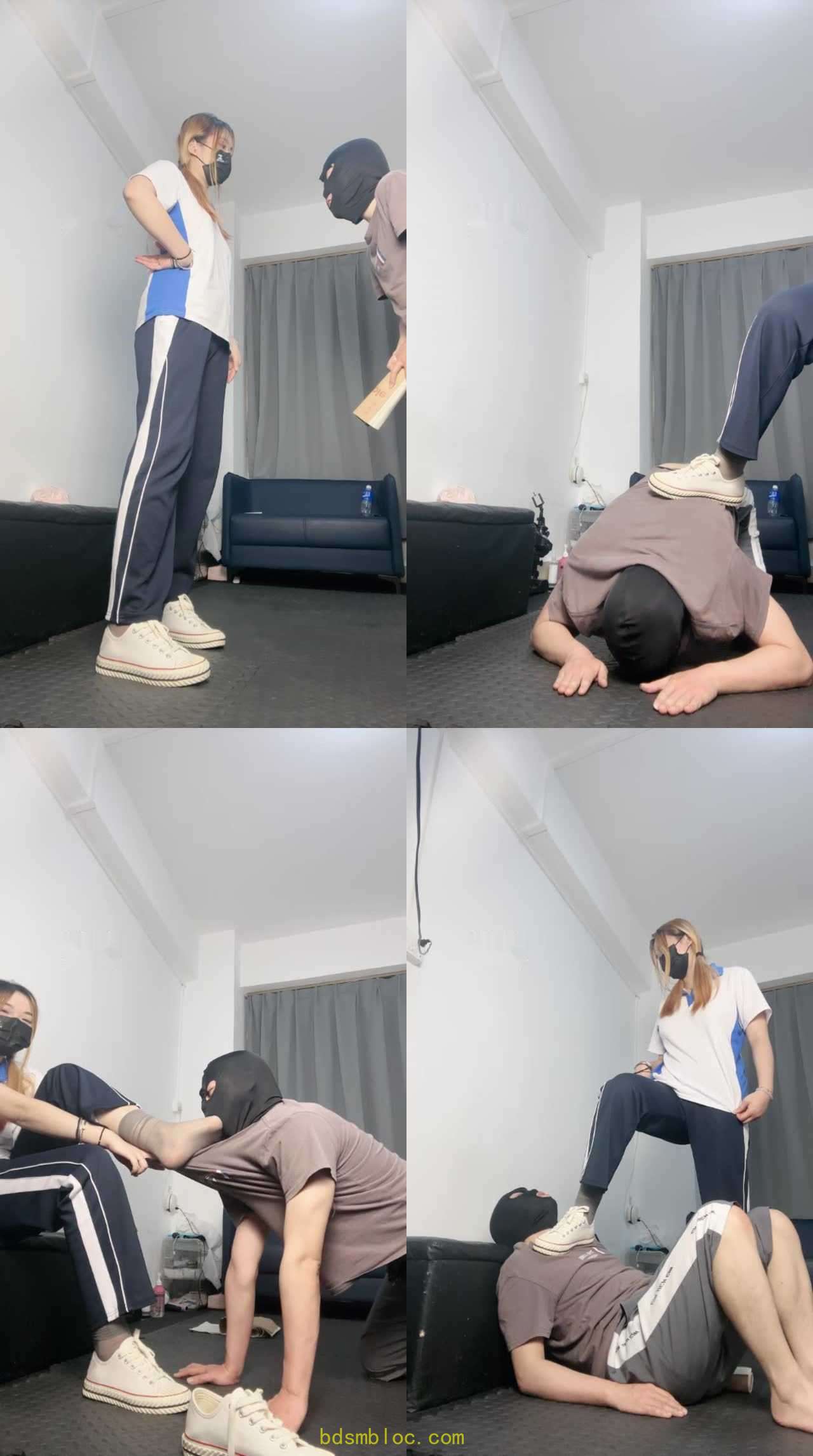 【雯雯】学生服诱惑-帆布鞋玩虐班主任