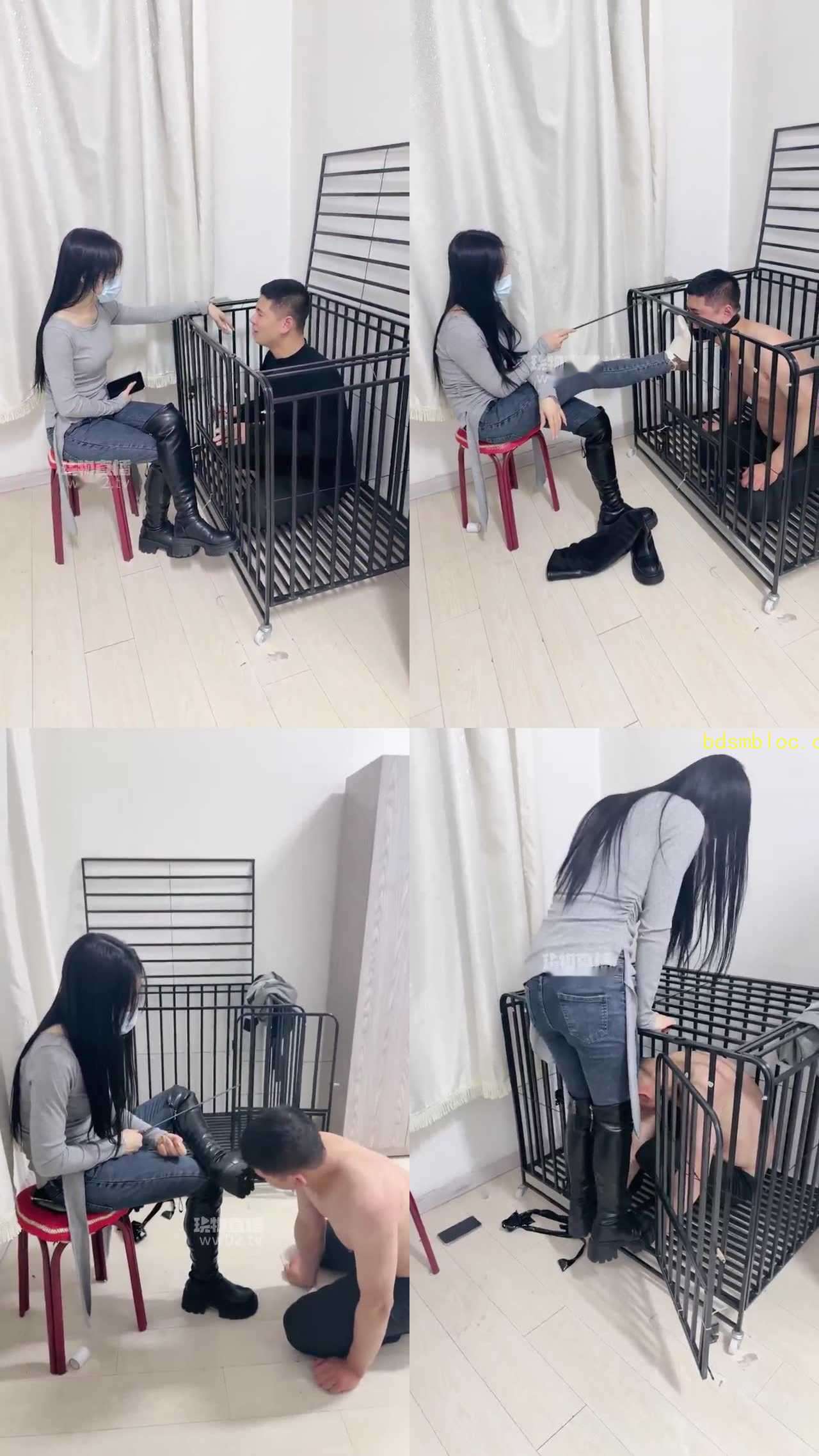【思思】下班回家暴打发泄除臭虐玩