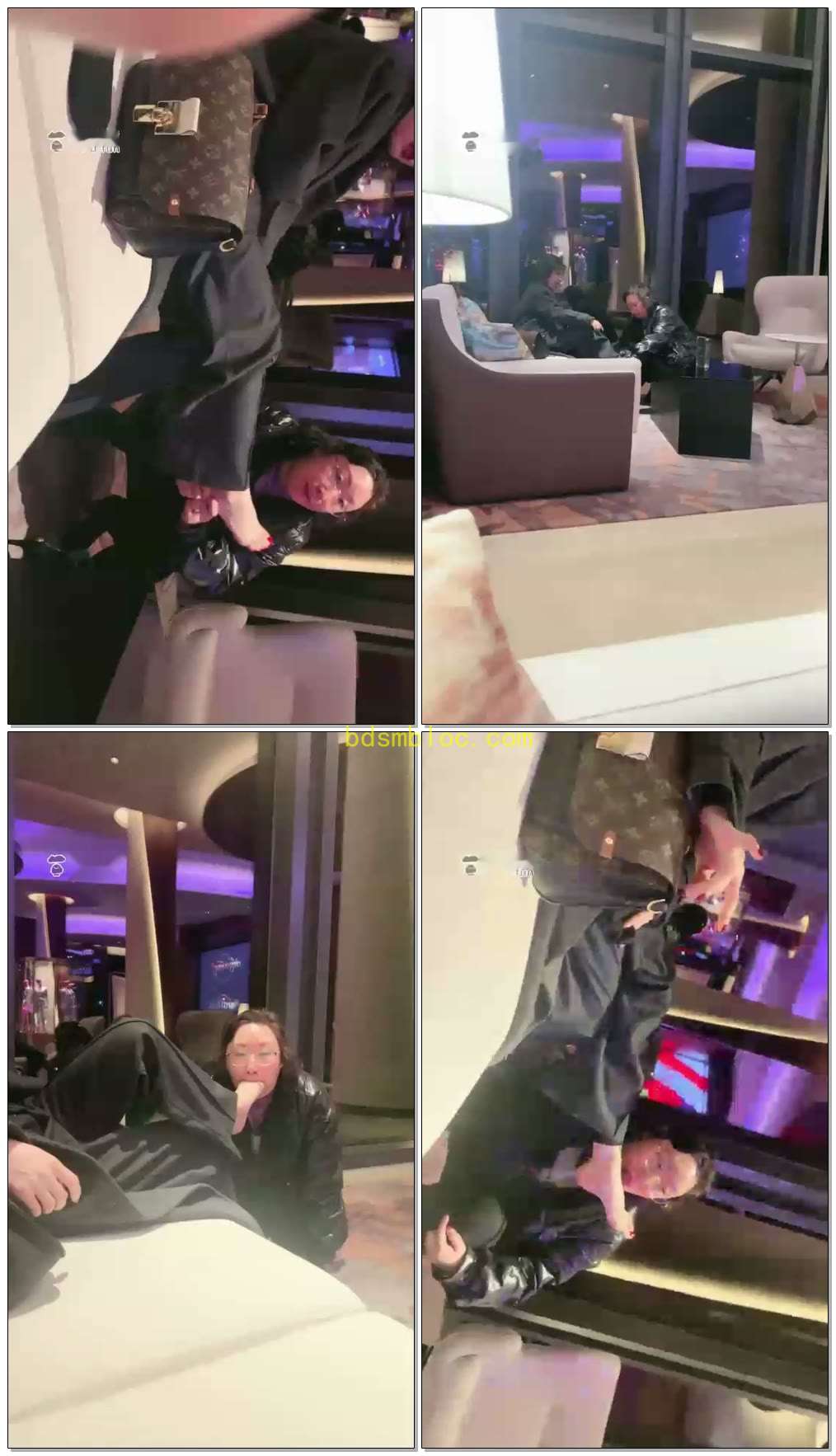 【歌迪丝】酒店大堂刺激调女奴三婶