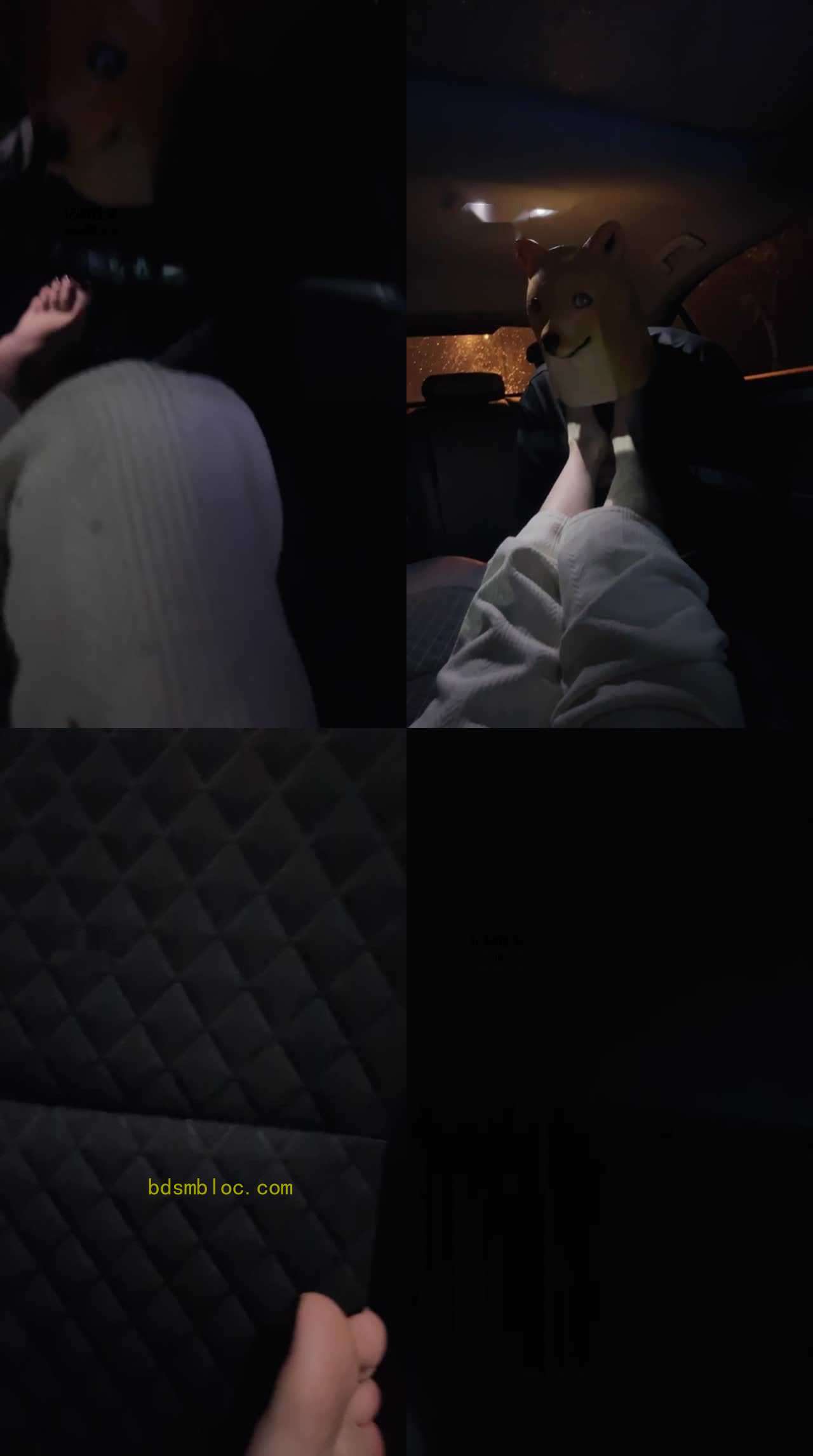 【诗诗】车内玉足恋足舔
