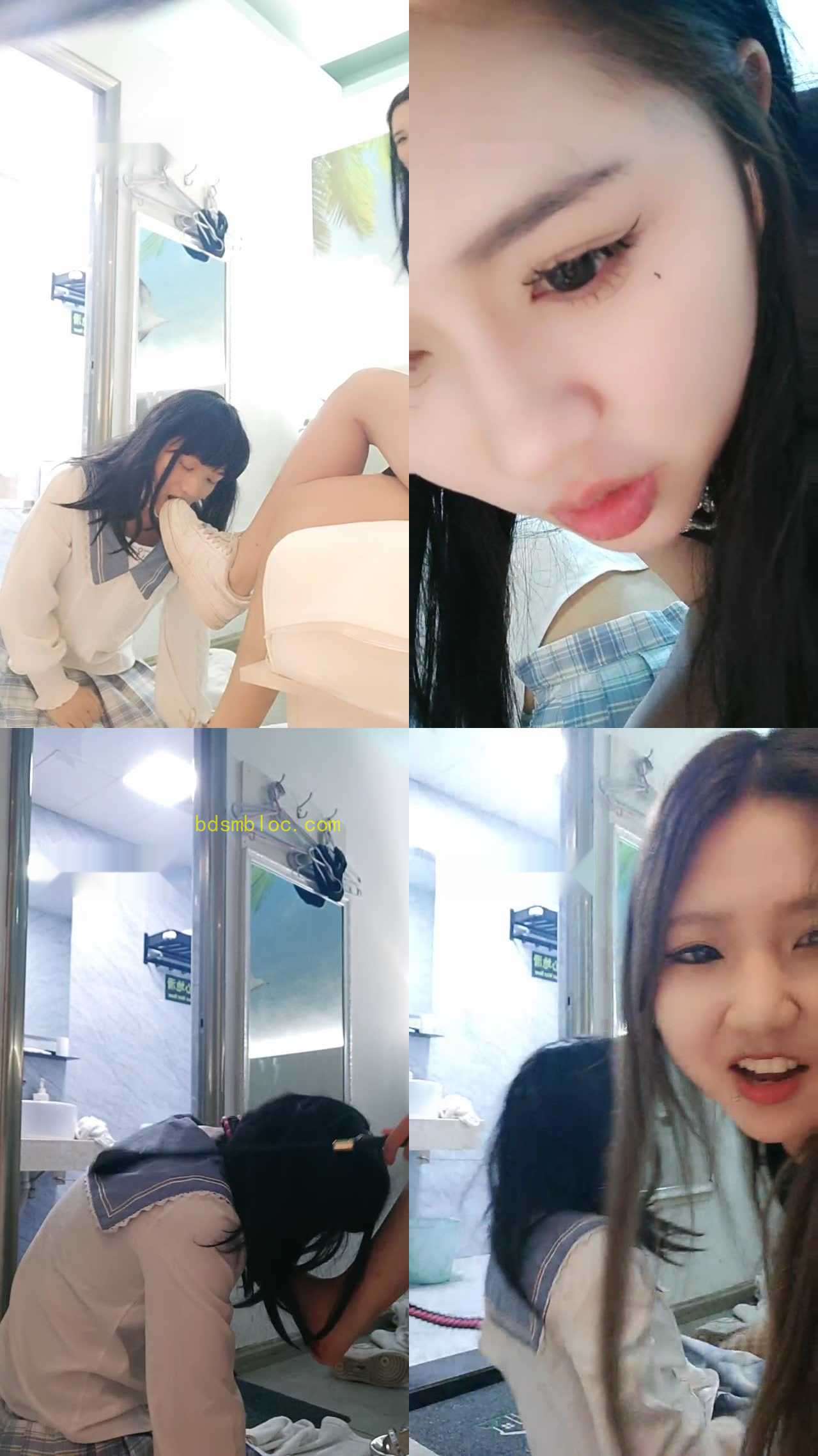【乐乐】带闺蜜调CD圈养狗/骑马/插嘴/裸足喂酸奶