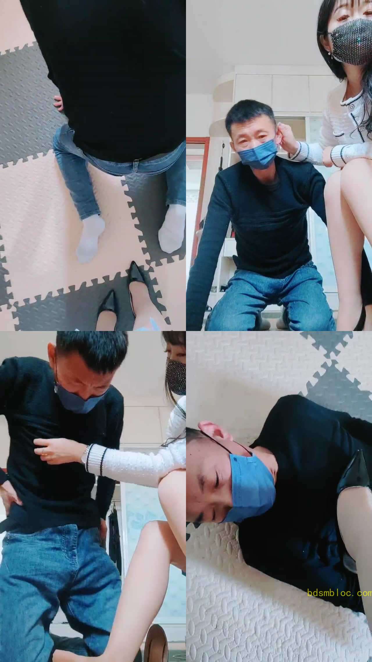 【魅影女神】圈养狗奴强制虐