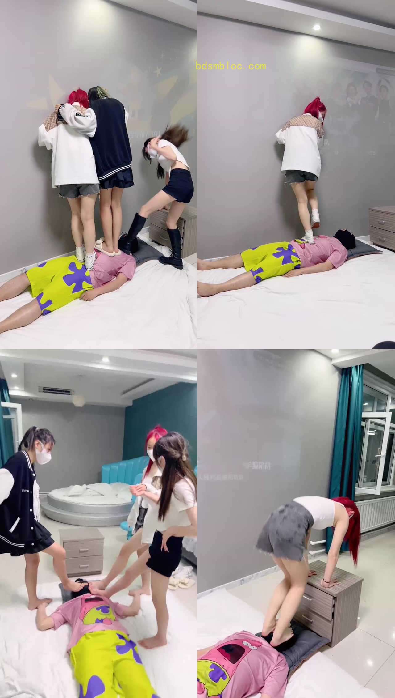 【精神小妹】3S全体重踩踏地毯/踩头/跳跺狗爪