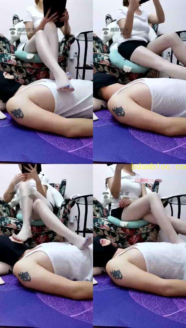 【冰城玫姿】超薄丝袜脚下的脚垫