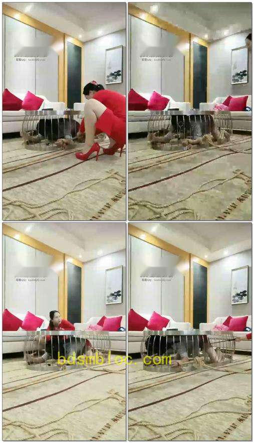 【女绳小花】酒店茶几当道具