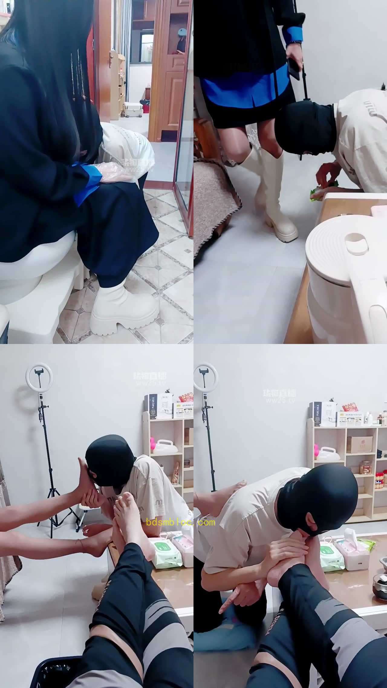 【路西法夫妻主】家奴服侍奶奶如厕
