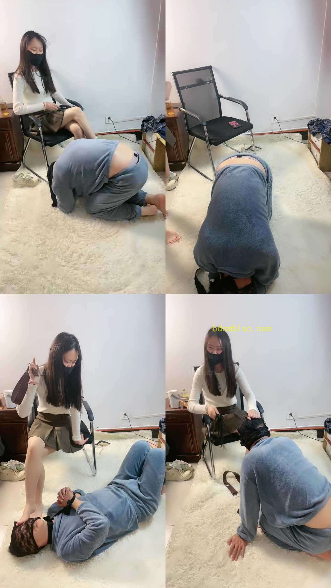 【京九泽】棉袜脚踩踏/骑马/重度鞭打/捆绑