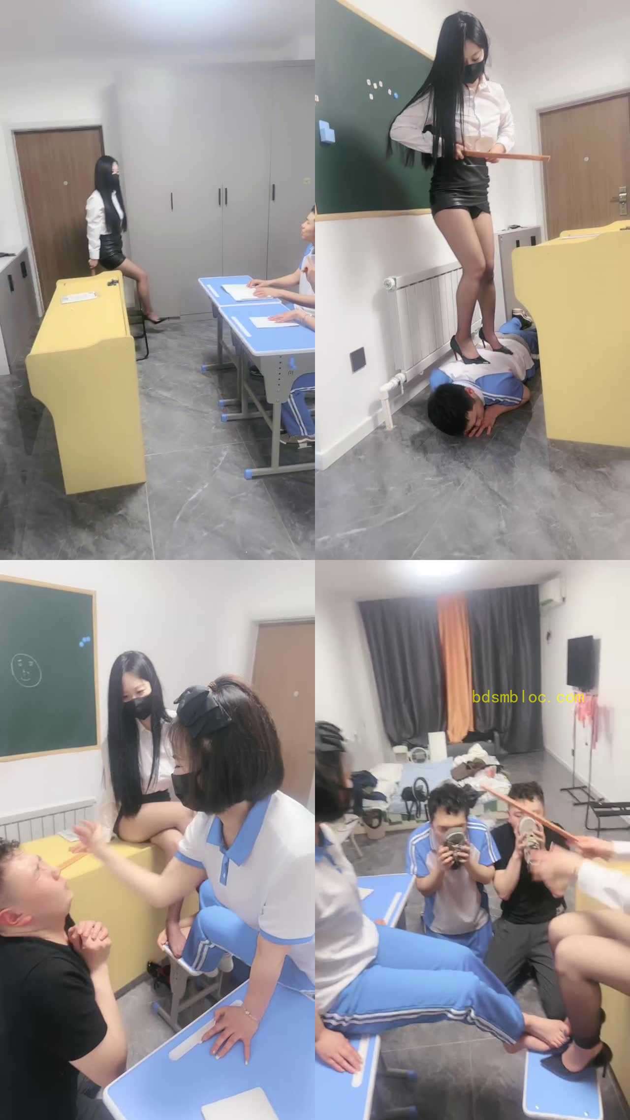 【桃幼幼】双S-校园剧情-奴下奴-教女同学虐男犬【双视角版】