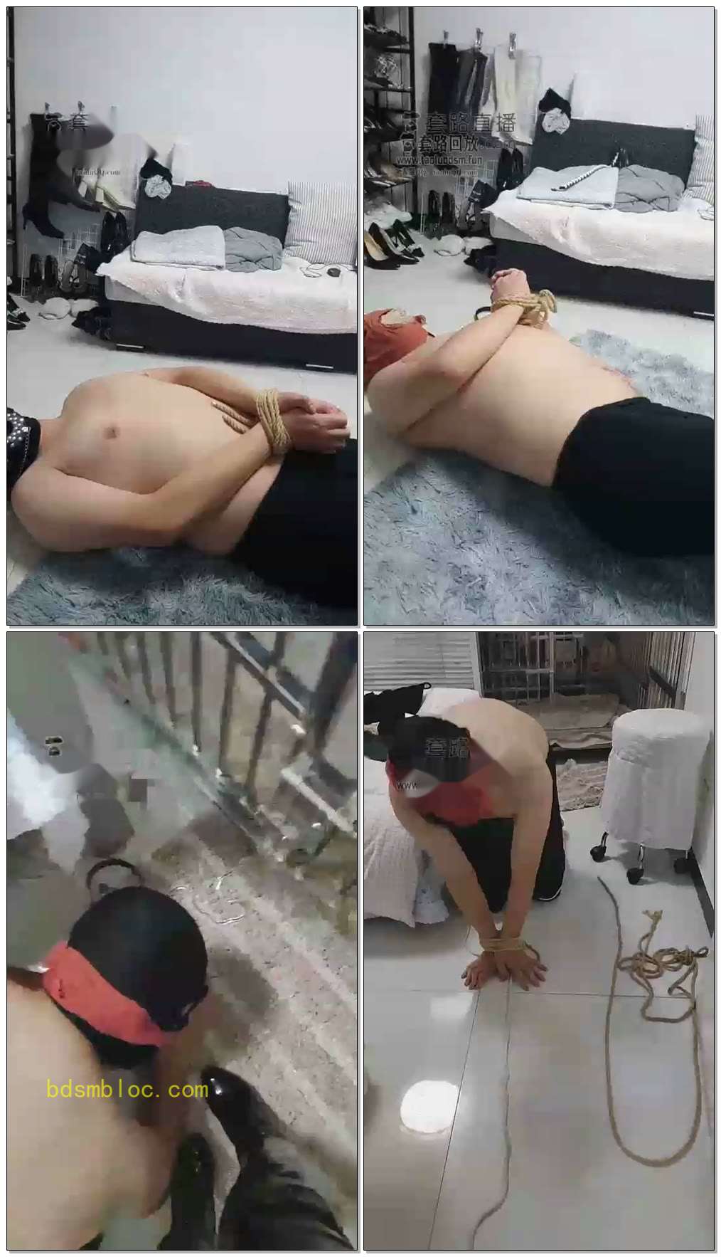【西安乐姐s】捆绑圈养奴强制喝圣水