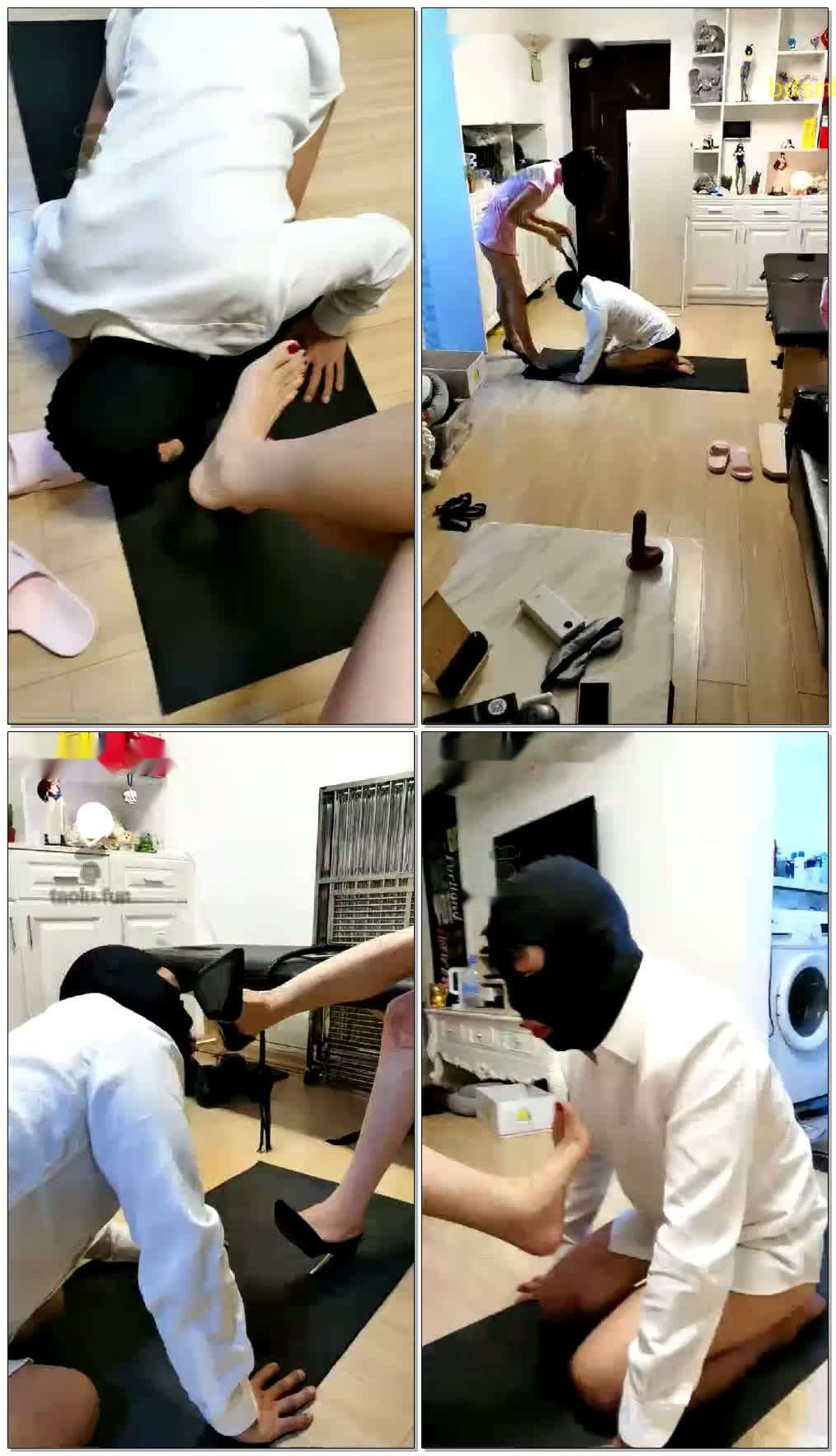【深圳喷呐s】性感护士调教狗奴首部处女作